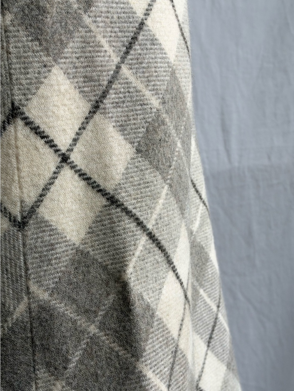Vintage 90s RALPH Ralph Lauren Tartan Label Plaid Bias Cut A-Line Skirt | Size 8 - Picture 8 of 13
